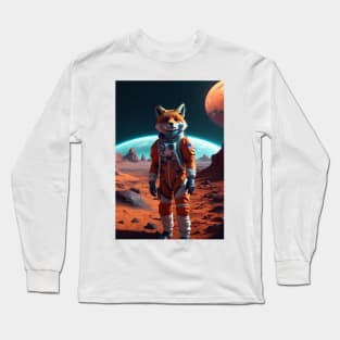 Cosmic Vulpine Odyssey Long Sleeve T-Shirt